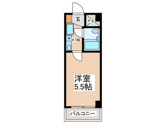 間取図 ﾓﾅｰｸﾏﾝｼｮﾝ橋本弐番館（３０７）