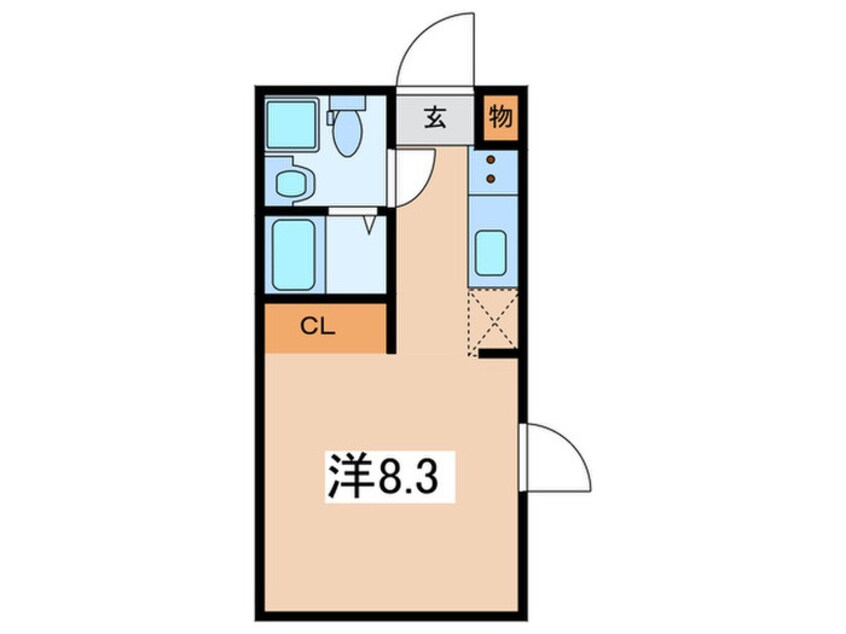 間取図 桜ビュー神大寺