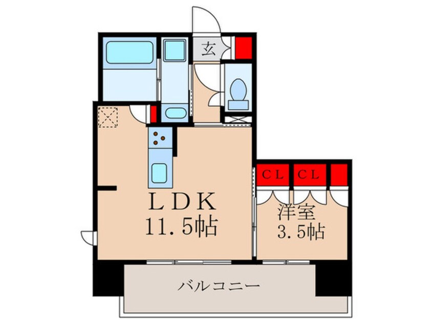 間取図 バウスステージ中野