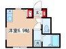 アーベインテラス志茂 1Rの間取り