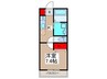 Ｍａｉｓｏｎ　Ｃｌａｉｒｅ南柏 1Kの間取り