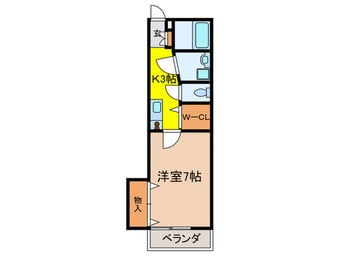 間取図 コンフォ－ル八幡山Ａ棟