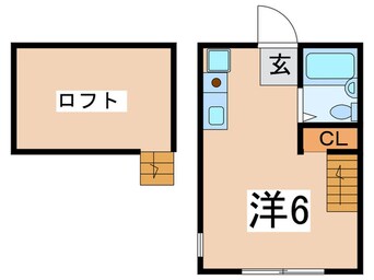 間取図 ハ－ミットクラブハウス栗田谷