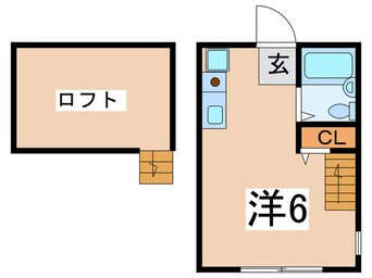 間取図 ハ－ミットクラブハウス栗田谷