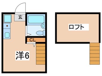 間取図 ハ－ミットクラブハウス栗田谷