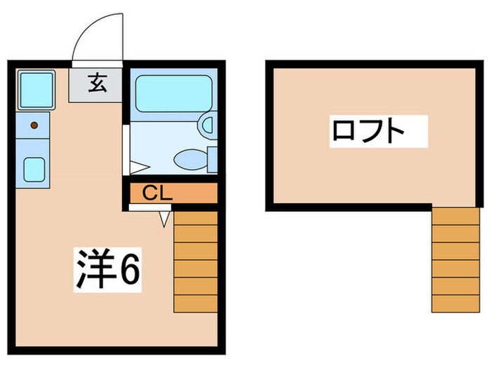 間取り図 ハ－ミットクラブハウス栗田谷