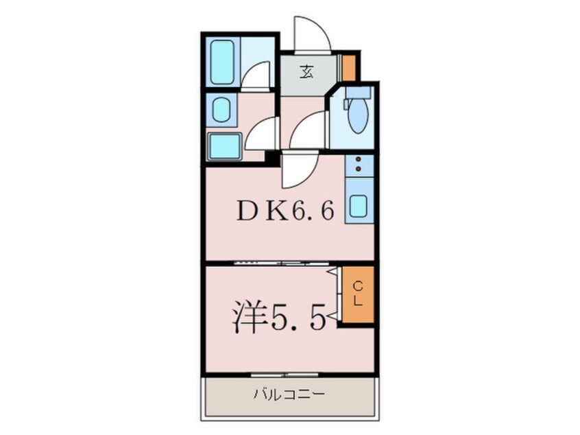 間取図 シャレー学芸大カワベ第17