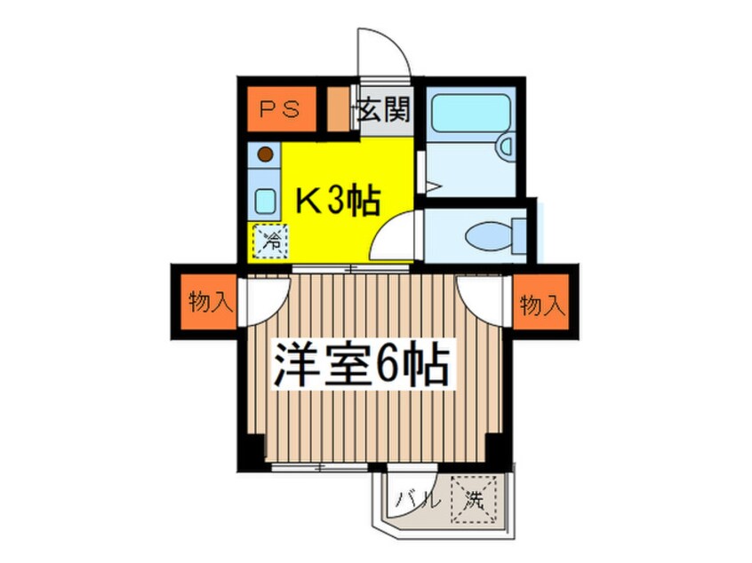 間取図 ガストハウス府中