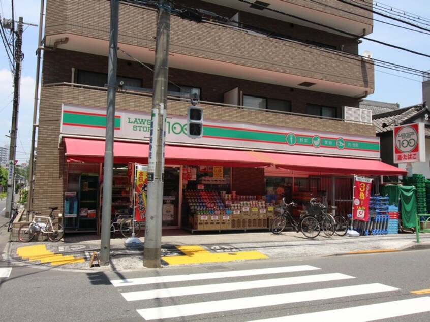 ローソンストア100中野新橋店(コンビニ)まで282m セレーネＮＡ－１