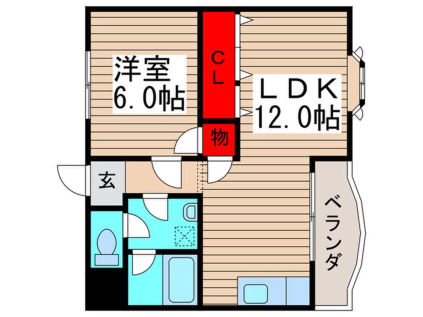 間取図 コ－ラルマンション