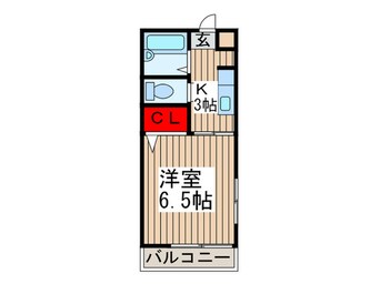 間取図 コーポアミ