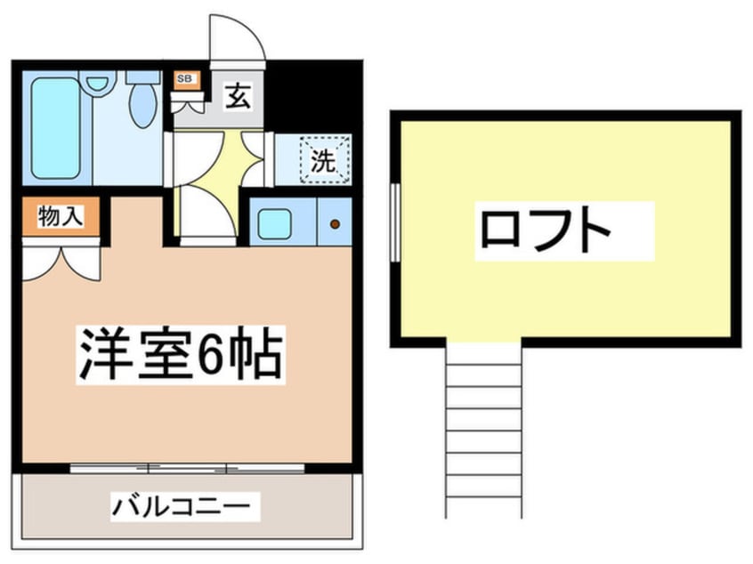 間取図 シャトレーヌ高円寺
