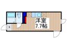 ベックアパートメント赤塚 1Rの間取り