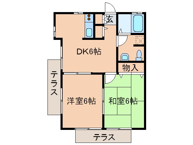 間取り図 ハイツプラド