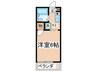 ヴィラソレイユＣ 1Kの間取り