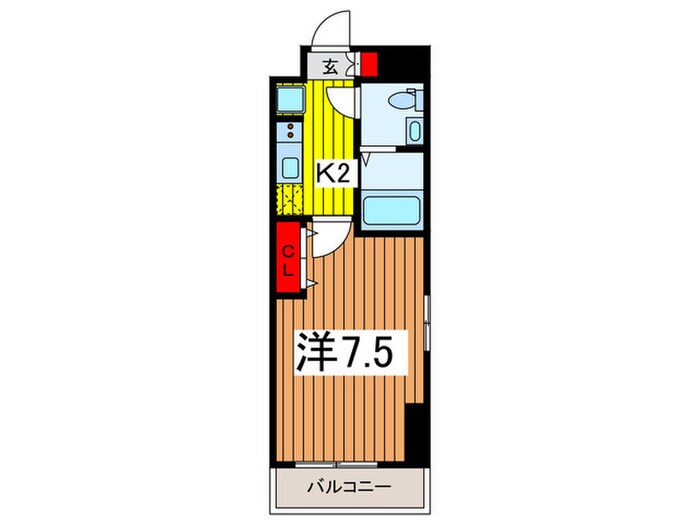 間取り図 アトラスカーロ浦和常盤弐番館