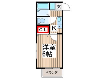 間取図 シュガーハイツE棟