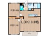 ラティア南烏山 2LDKの間取り