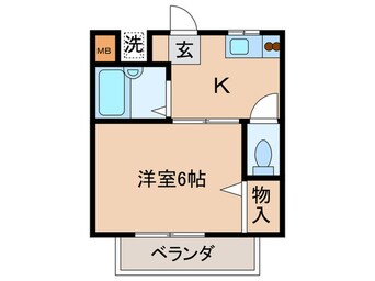 間取図 ルミエール国立