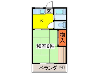 間取図 第１あけしろ荘