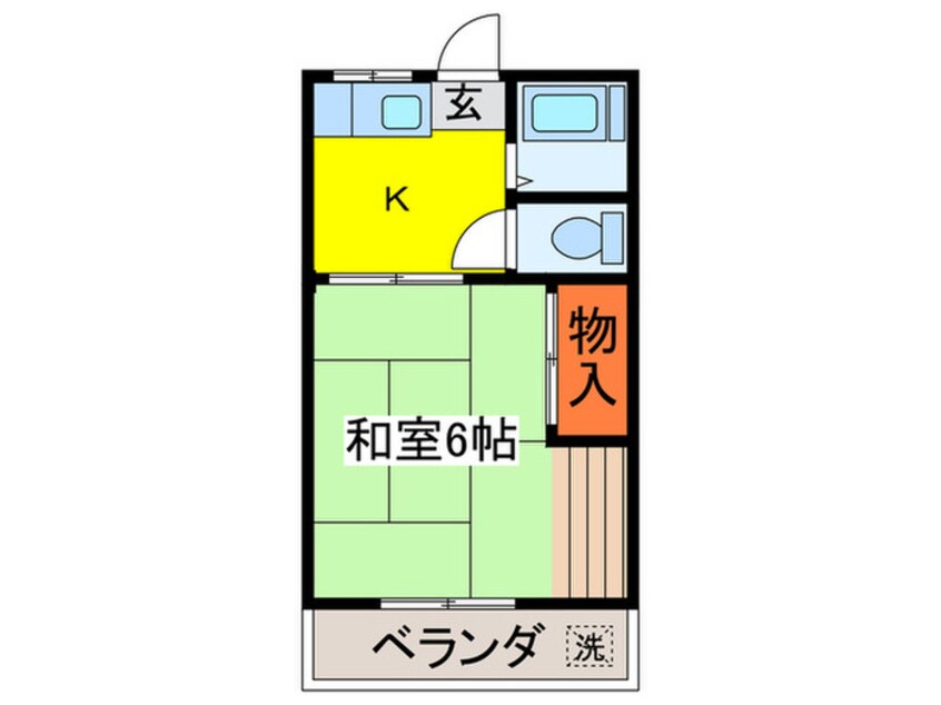 間取図 第１あけしろ荘