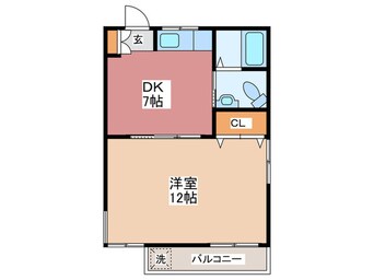 間取図 磯部マンション