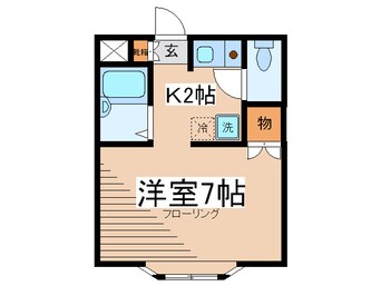 間取図 シャーレー多摩川