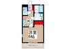 セレステ志木本町 1Kの間取り