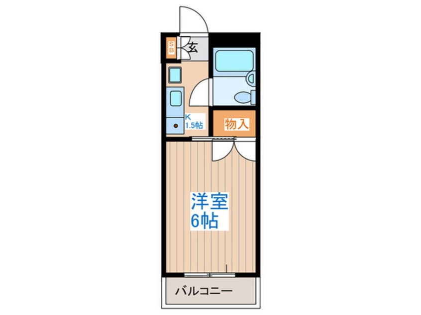 間取図 コ－ポラスモリノ