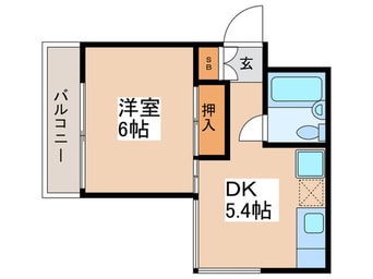 間取図 コ－ポラスモリノ