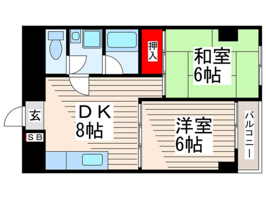 間取図 プラムハイライズ