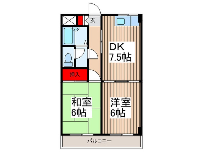 間取り図 エバ－クロ－ネ