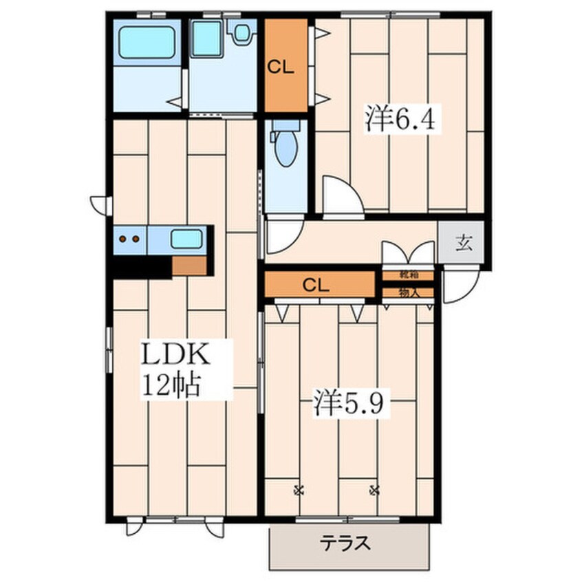 間取図 ガーデンヒルズ