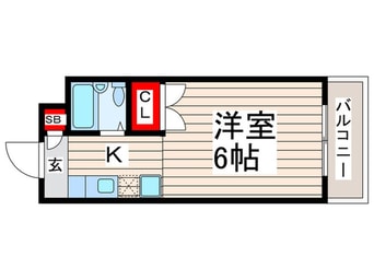 間取図 エスペランサ瑞江B棟