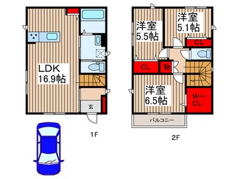 間取図 Ｎａｎａｌａ　　A棟