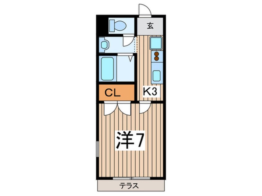 間取図 アム－ルＲ１