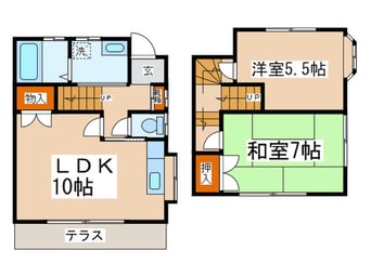 間取図 タウンハウス福田