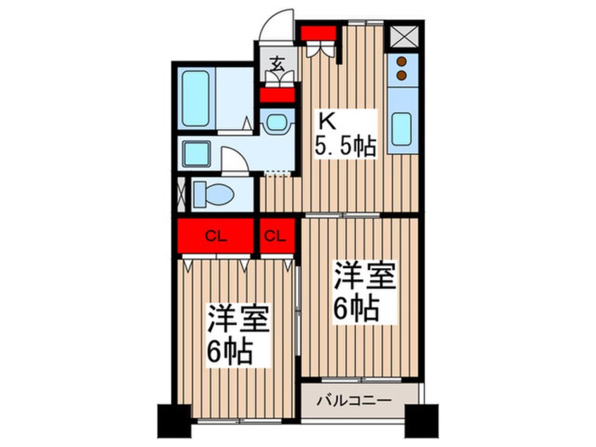 間取図 プライムアーバン勝どき