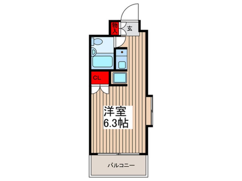 間取図 プライムアーバン勝どき