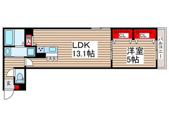 間取図 IZ(ｲｽﾞ)