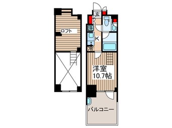 間取図 パ－クアクシス辰巳ステ－ジ