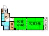 金和ビル 2Kの間取り