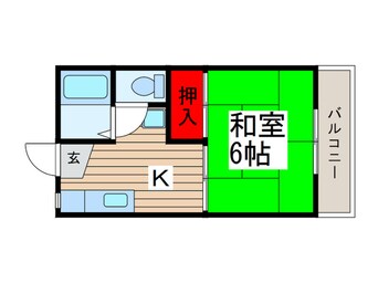 間取図 ﾒｿﾞﾝﾄﾞ･ｲﾅｶﾞｷ