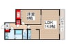 ＦＲＥＡＨＥＩＭ 1LDKの間取り