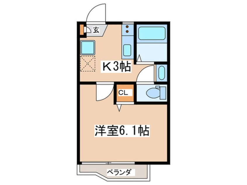 間取図 プレジール玉川学園