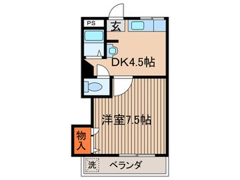 間取図 ハイツ武蔵台