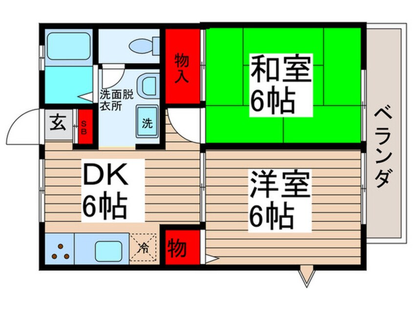 間取図 グランディールセゾン