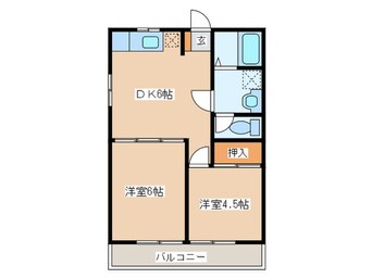 間取図 シャンロックハイブリッチⅡ