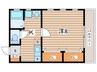 シャフレ横濱 1Kの間取り