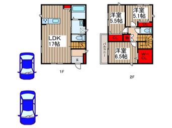 間取図 桶川市上日出谷南戸建B